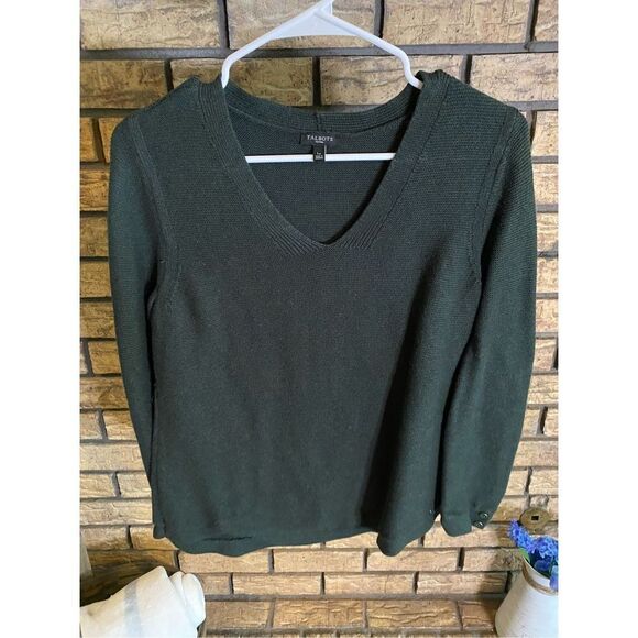 Talbots V Neck Longsleeve - Picture 1 of 5